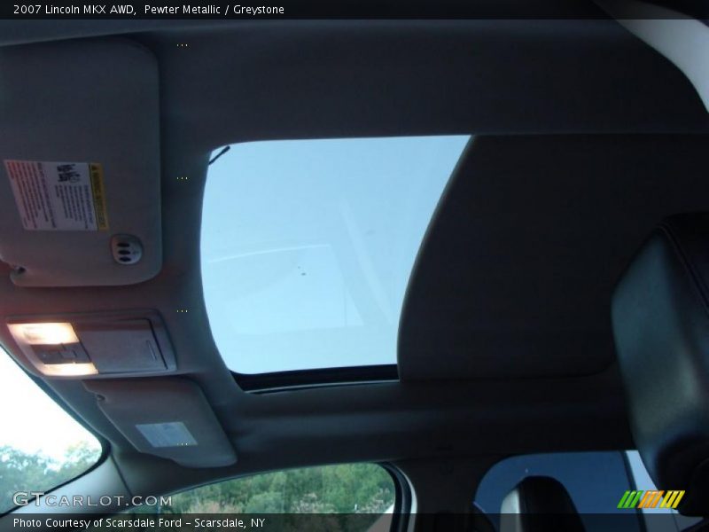 Pewter Metallic / Greystone 2007 Lincoln MKX AWD