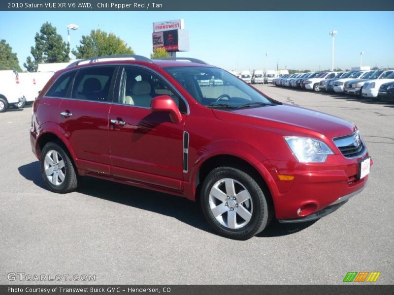 Chili Pepper Red / Tan 2010 Saturn VUE XR V6 AWD