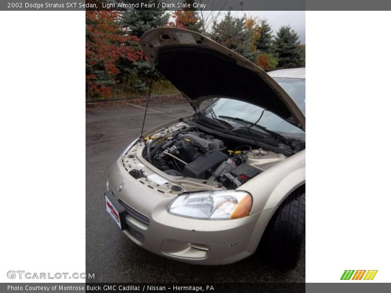 Light Almond Pearl / Dark Slate Gray 2002 Dodge Stratus SXT Sedan