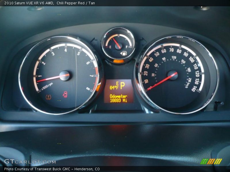  2010 VUE XR V6 AWD XR V6 AWD Gauges