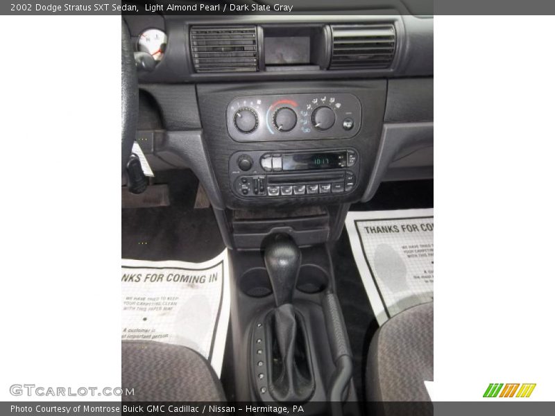 Controls of 2002 Stratus SXT Sedan