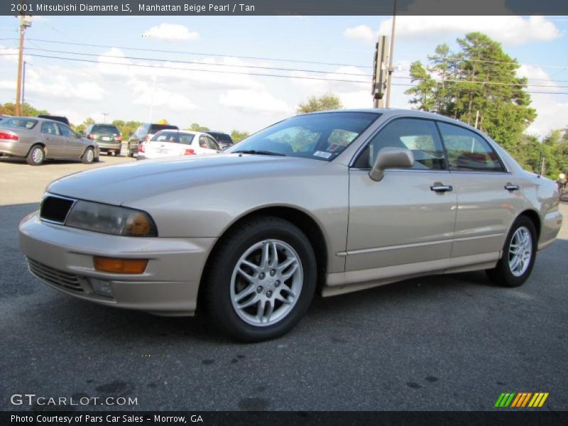 Manhattan Beige Pearl / Tan 2001 Mitsubishi Diamante LS