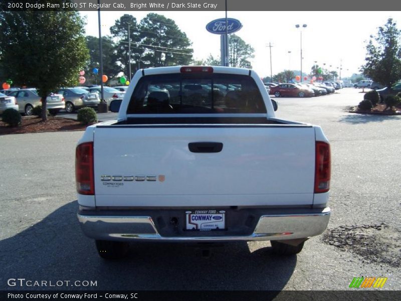 Bright White / Dark Slate Gray 2002 Dodge Ram 1500 ST Regular Cab