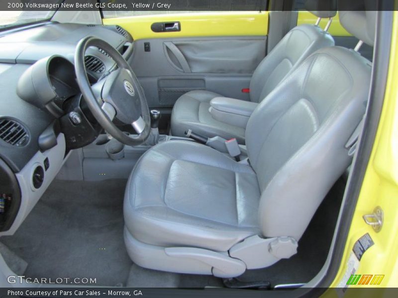 Yellow / Grey 2000 Volkswagen New Beetle GLS Coupe