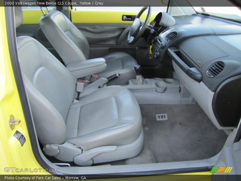 Yellow / Grey 2000 Volkswagen New Beetle GLS Coupe