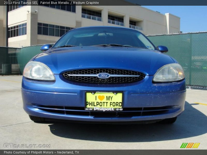 Patriot Blue Metallic / Medium Graphite 2003 Ford Taurus SES