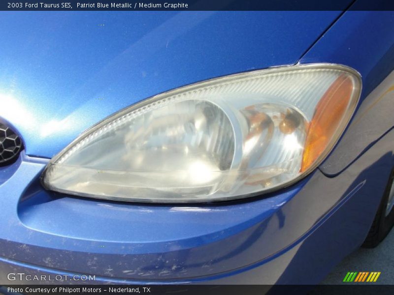 Patriot Blue Metallic / Medium Graphite 2003 Ford Taurus SES