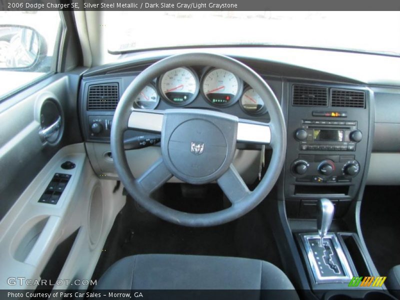Silver Steel Metallic / Dark Slate Gray/Light Graystone 2006 Dodge Charger SE