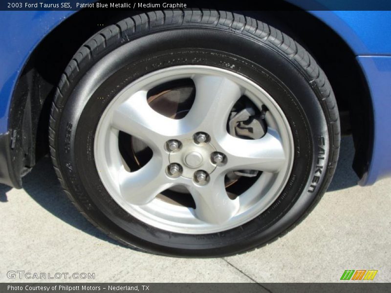 Patriot Blue Metallic / Medium Graphite 2003 Ford Taurus SES