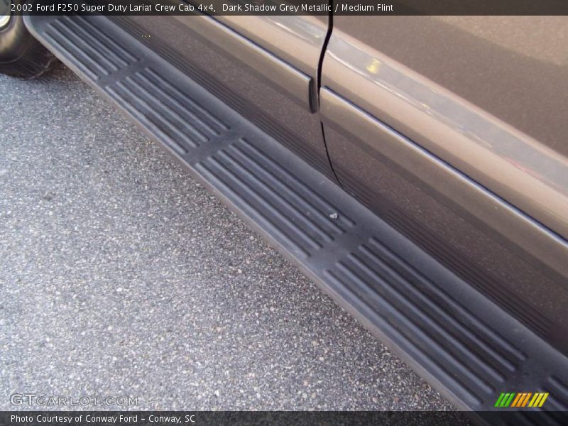 Dark Shadow Grey Metallic / Medium Flint 2002 Ford F250 Super Duty Lariat Crew Cab 4x4