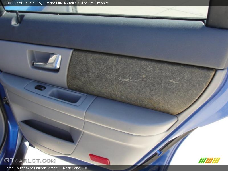 Patriot Blue Metallic / Medium Graphite 2003 Ford Taurus SES