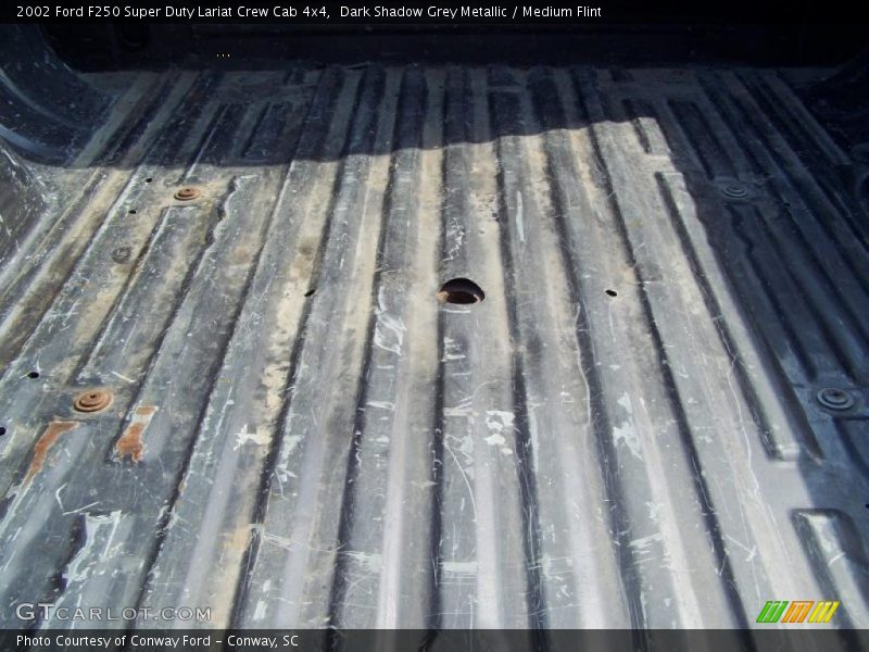 Dark Shadow Grey Metallic / Medium Flint 2002 Ford F250 Super Duty Lariat Crew Cab 4x4