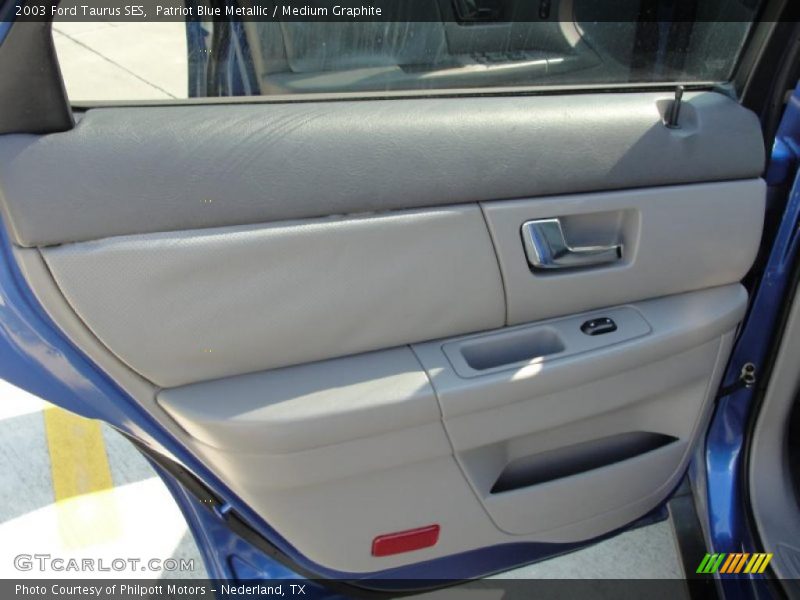 Patriot Blue Metallic / Medium Graphite 2003 Ford Taurus SES