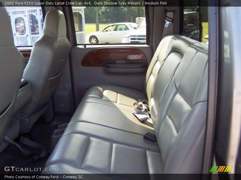  2002 F250 Super Duty Lariat Crew Cab 4x4 Medium Flint Interior