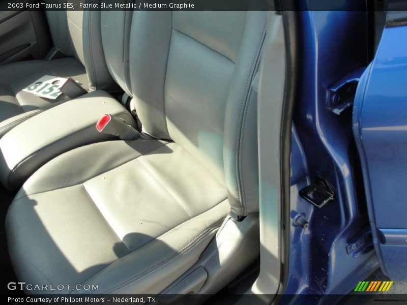 Patriot Blue Metallic / Medium Graphite 2003 Ford Taurus SES