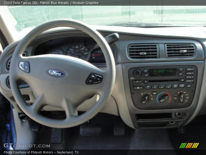 Patriot Blue Metallic / Medium Graphite 2003 Ford Taurus SES