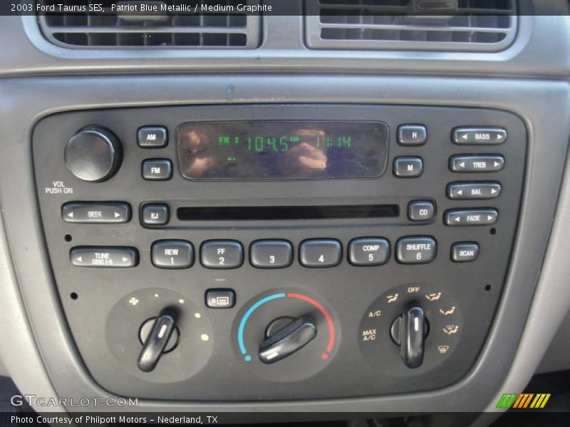 Patriot Blue Metallic / Medium Graphite 2003 Ford Taurus SES