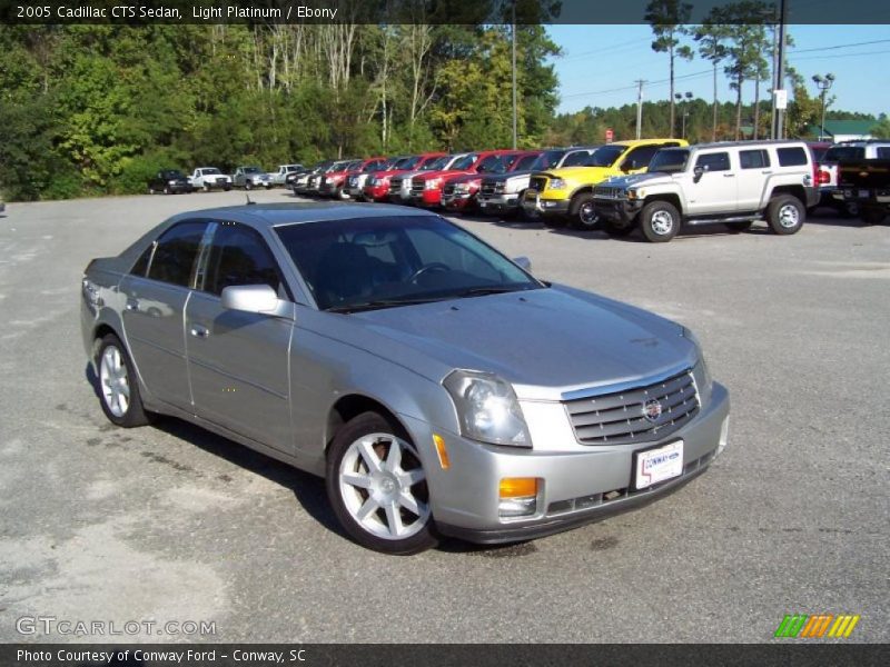 Light Platinum / Ebony 2005 Cadillac CTS Sedan