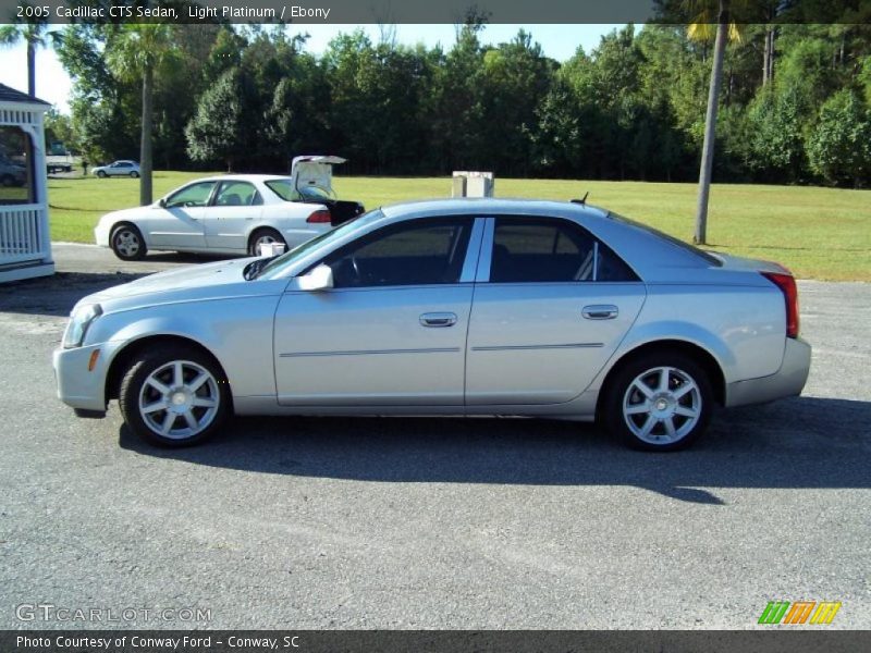 Light Platinum / Ebony 2005 Cadillac CTS Sedan