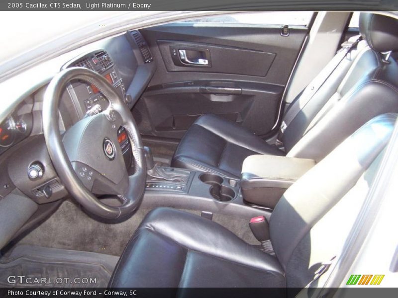 Light Platinum / Ebony 2005 Cadillac CTS Sedan