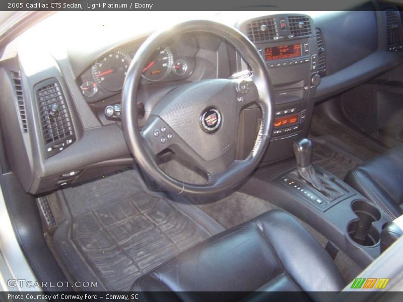 Light Platinum / Ebony 2005 Cadillac CTS Sedan