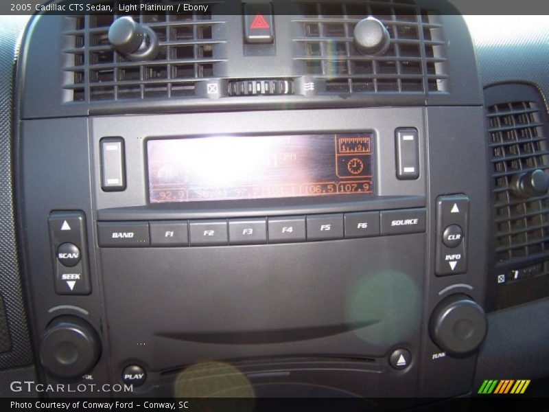 Light Platinum / Ebony 2005 Cadillac CTS Sedan