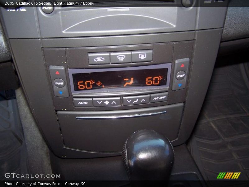 Light Platinum / Ebony 2005 Cadillac CTS Sedan