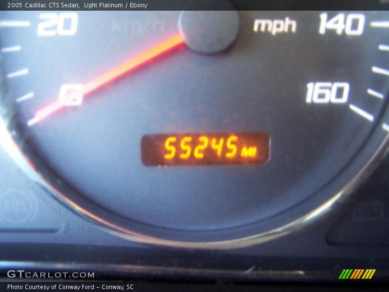Light Platinum / Ebony 2005 Cadillac CTS Sedan