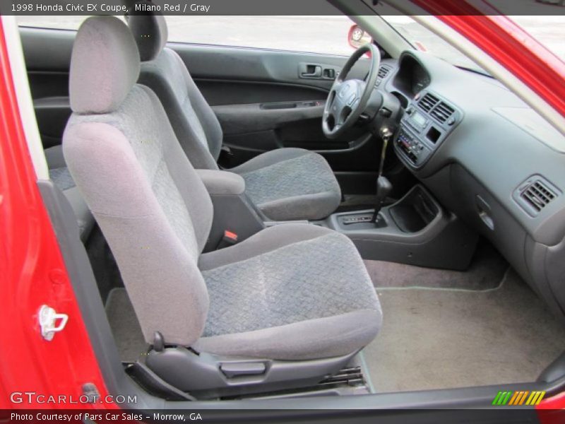  1998 Civic EX Coupe Gray Interior