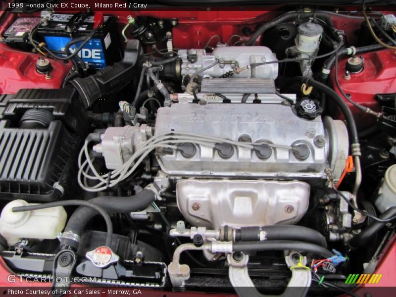  1998 Civic EX Coupe Engine - 1.6 Liter SOHC 16V VTEC 4 Cylinder