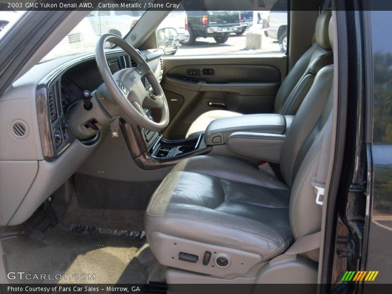 Carbon Metallic / Stone Gray 2003 GMC Yukon Denali AWD