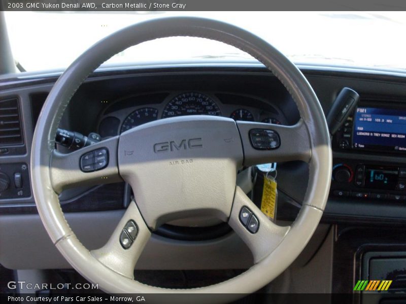 Carbon Metallic / Stone Gray 2003 GMC Yukon Denali AWD