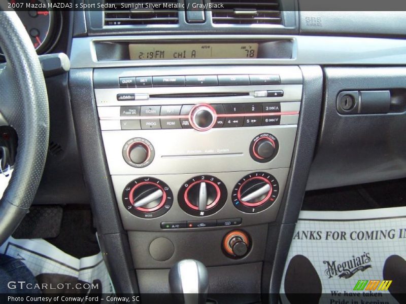 Sunlight Silver Metallic / Gray/Black 2007 Mazda MAZDA3 s Sport Sedan