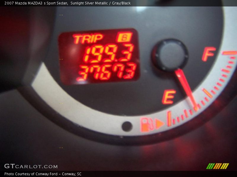 Sunlight Silver Metallic / Gray/Black 2007 Mazda MAZDA3 s Sport Sedan