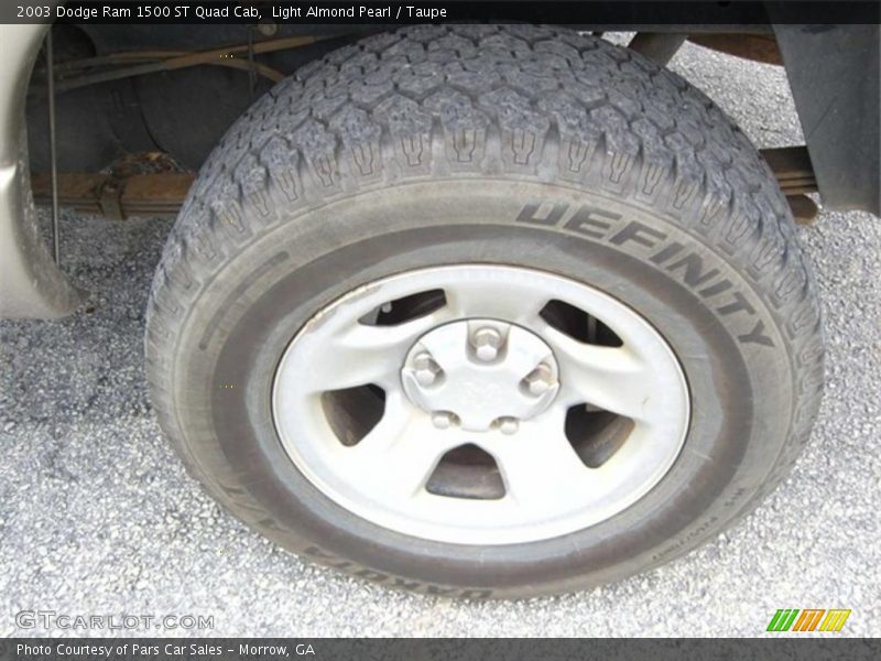 Light Almond Pearl / Taupe 2003 Dodge Ram 1500 ST Quad Cab