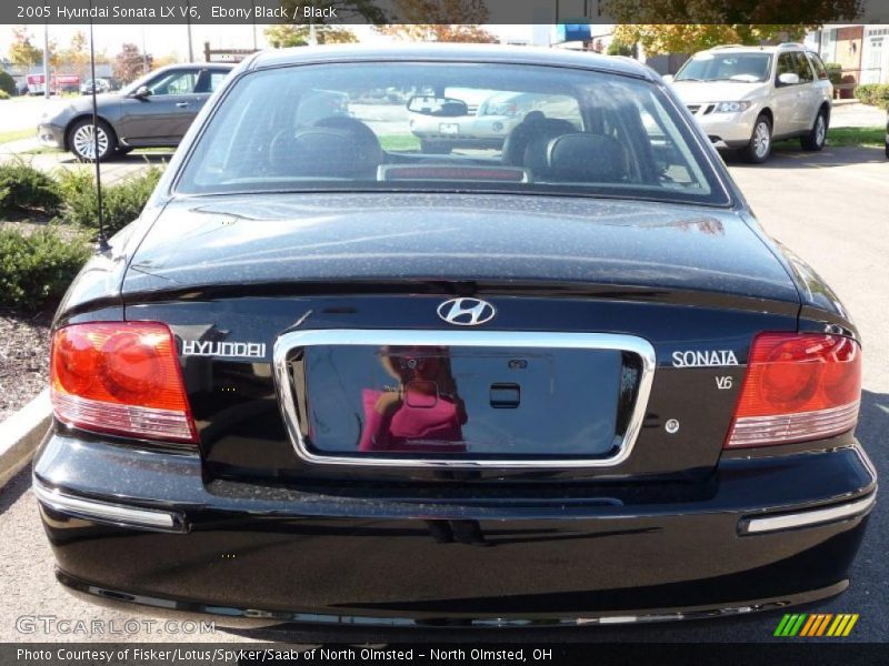 Ebony Black / Black 2005 Hyundai Sonata LX V6