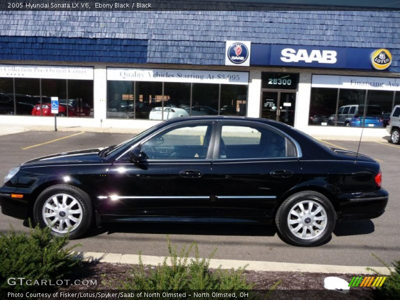 Ebony Black / Black 2005 Hyundai Sonata LX V6