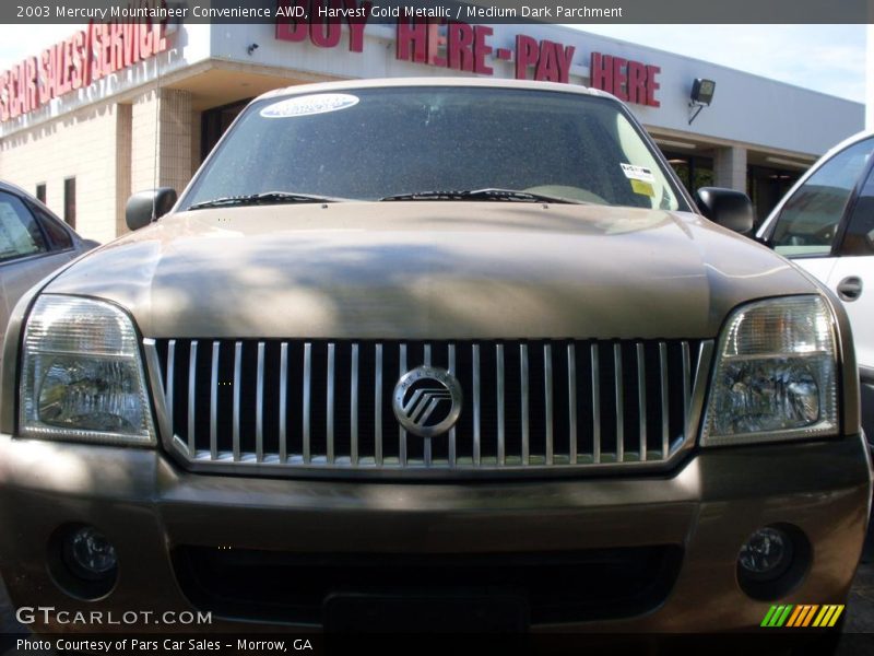 Harvest Gold Metallic / Medium Dark Parchment 2003 Mercury Mountaineer Convenience AWD
