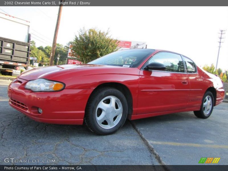 Bright Red / Ebony 2002 Chevrolet Monte Carlo SS