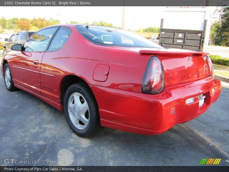 Bright Red / Ebony 2002 Chevrolet Monte Carlo SS