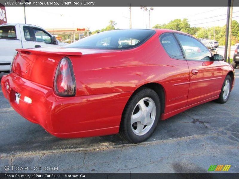 Bright Red / Ebony 2002 Chevrolet Monte Carlo SS