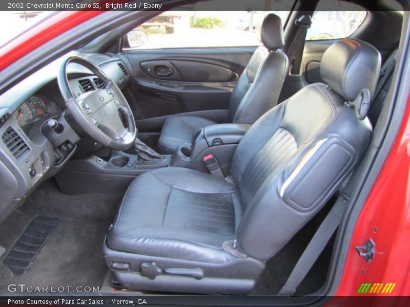 Bright Red / Ebony 2002 Chevrolet Monte Carlo SS