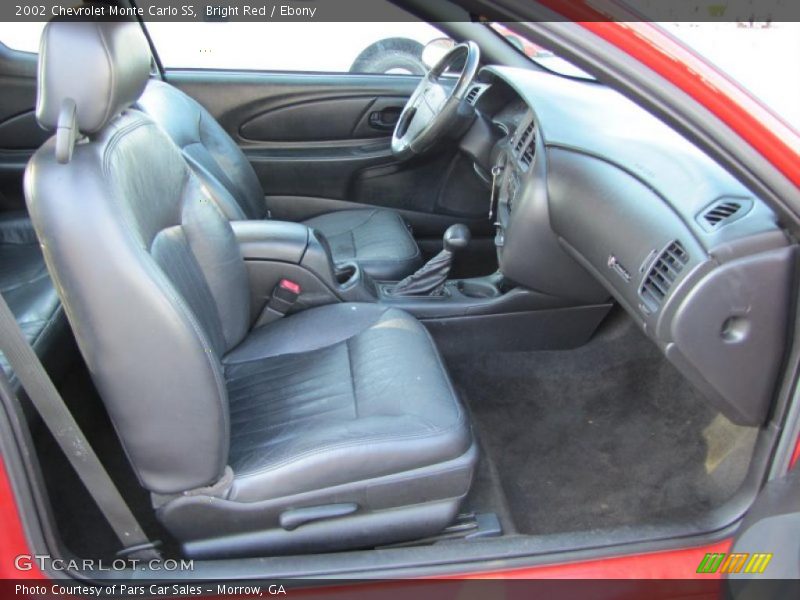 Bright Red / Ebony 2002 Chevrolet Monte Carlo SS