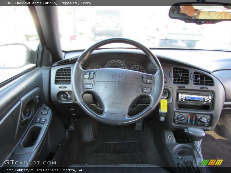 Bright Red / Ebony 2002 Chevrolet Monte Carlo SS