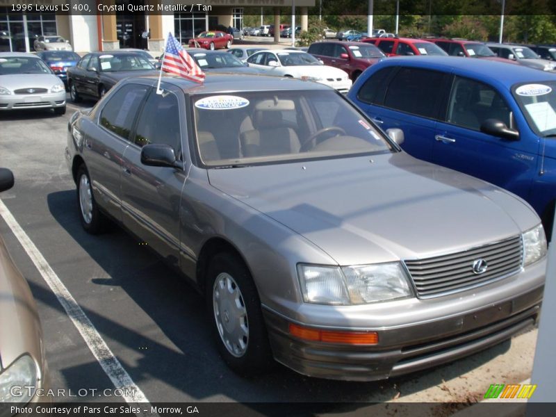 Crystal Quartz Metallic / Tan 1996 Lexus LS 400