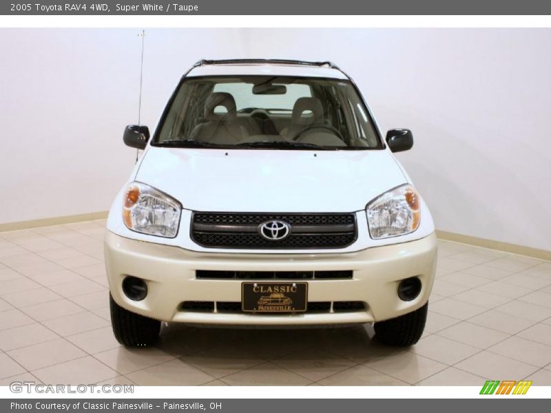 Super White / Taupe 2005 Toyota RAV4 4WD