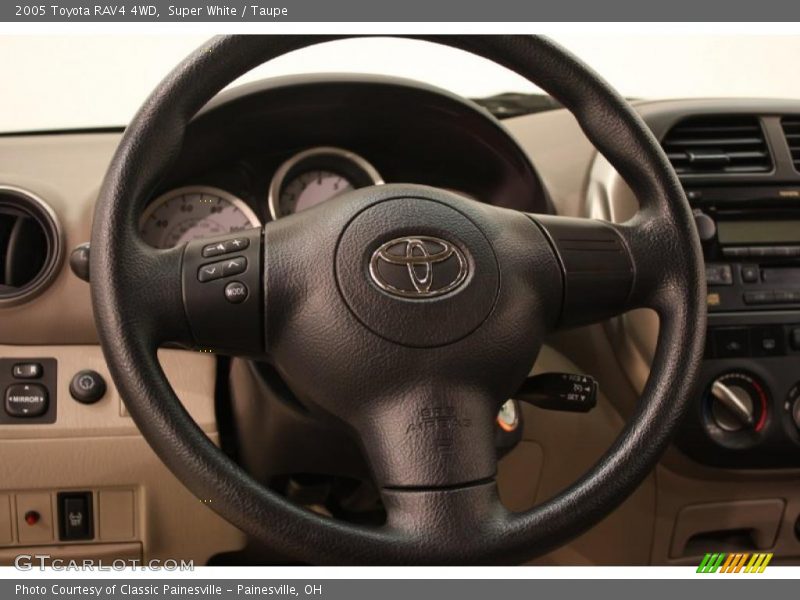 Super White / Taupe 2005 Toyota RAV4 4WD