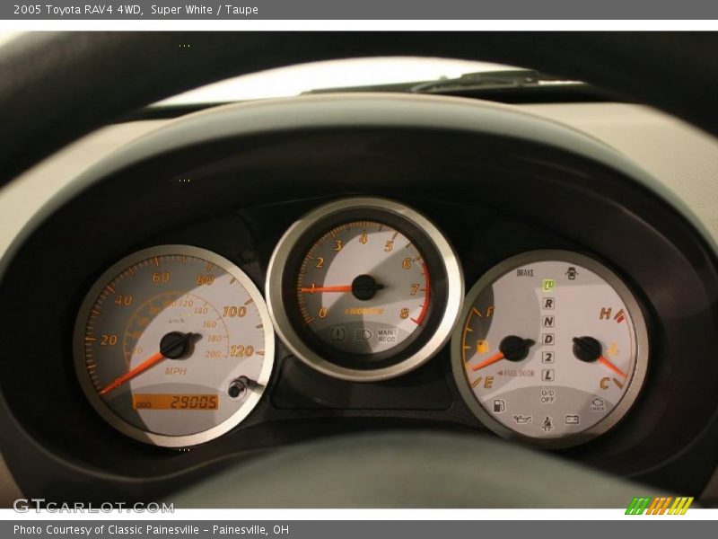 Super White / Taupe 2005 Toyota RAV4 4WD