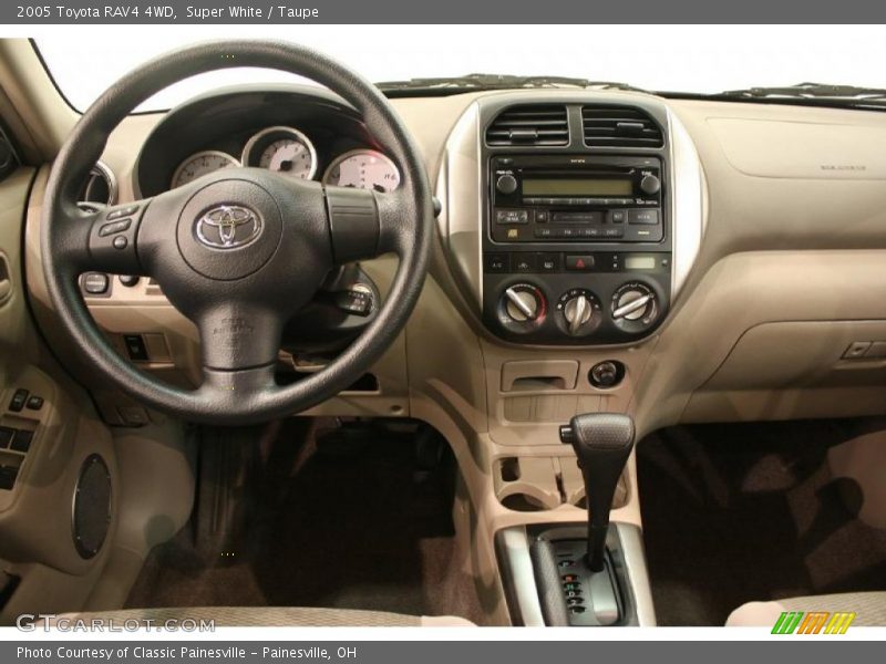 Super White / Taupe 2005 Toyota RAV4 4WD