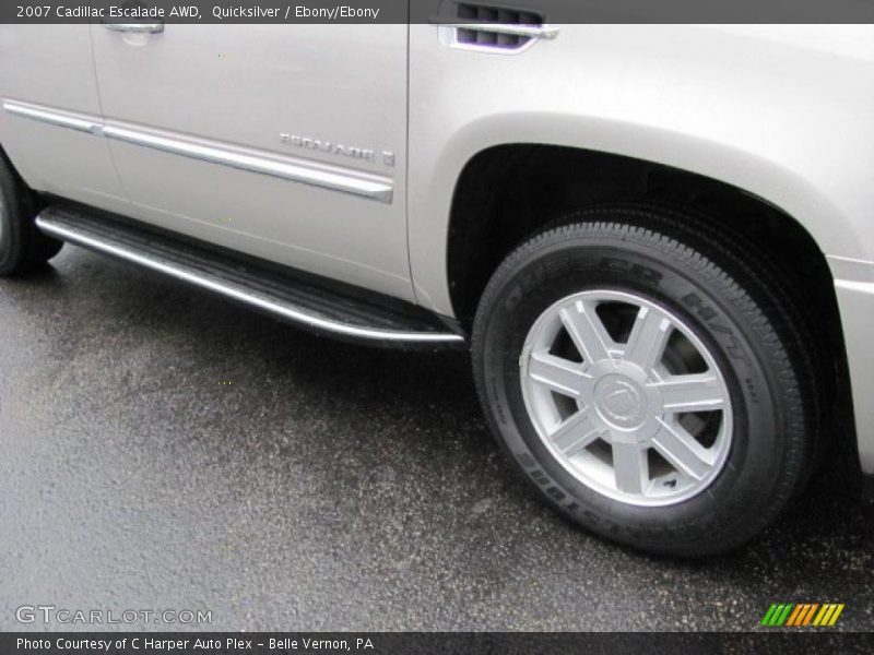 Quicksilver / Ebony/Ebony 2007 Cadillac Escalade AWD